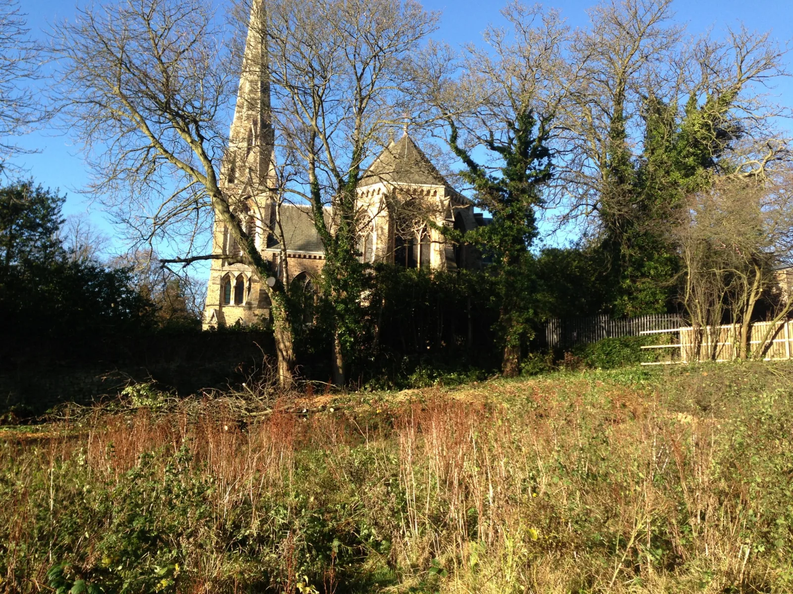 Ranmoor Gardens Sheffield brownfield residential development site before construction